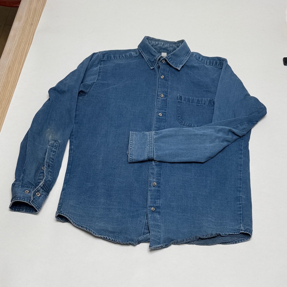 Vintage American Apparel Denim Button-Up Shirt